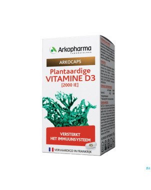 Arkogelules vitamine d3 vegetale    caps 45