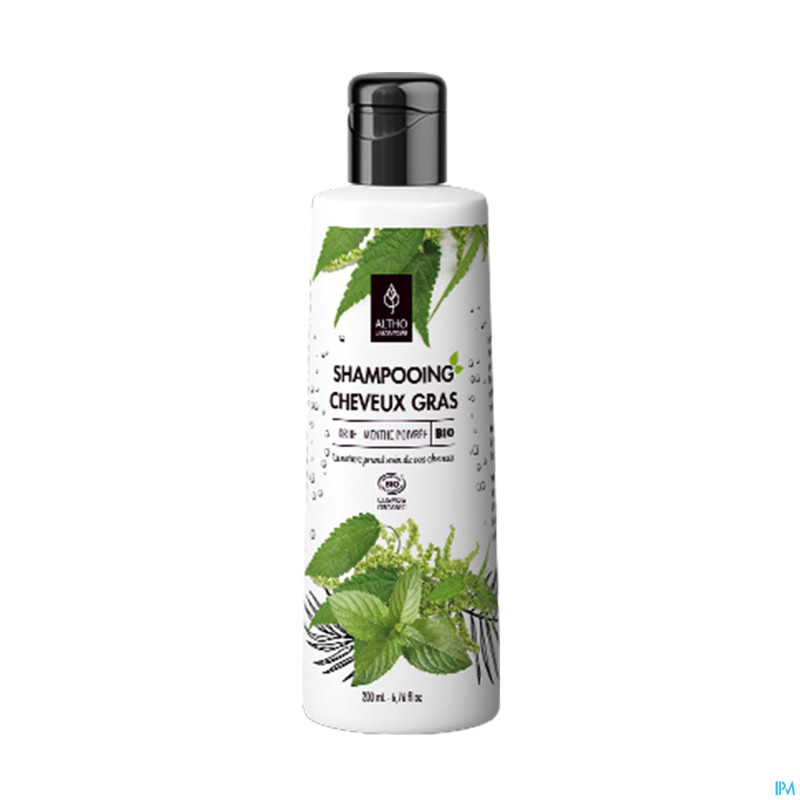 Altho sh cheveux gras menthe poivr.ortie bio 200ml