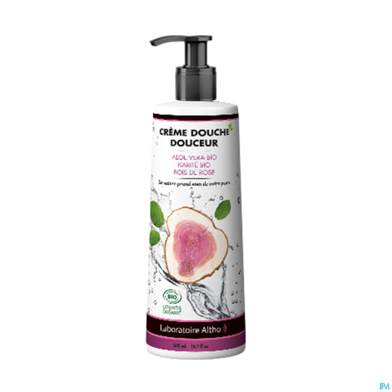 Altho cr douche aloe v.bio-karit.bio -b.rose 500ml