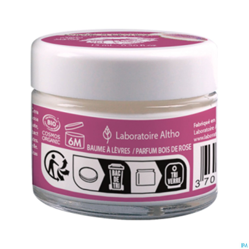 Altho baume levres bois de rose    15ml