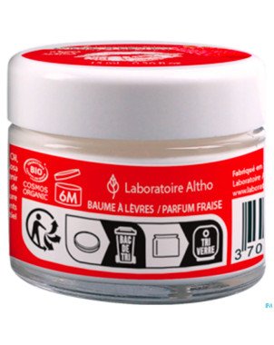 Altho baume levres fraise bio    15ml