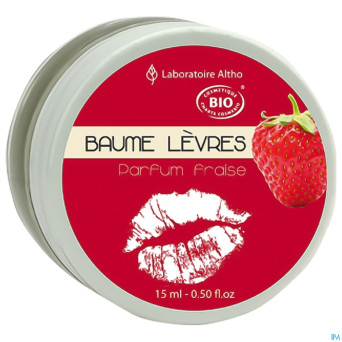 Altho baume levres fraise bio    15ml