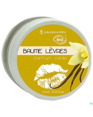 Altho baume levres vanille bio    15ml