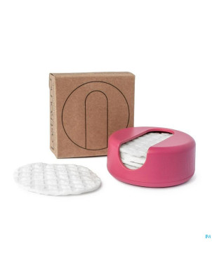 Lastround disques demaquillants rouge 7