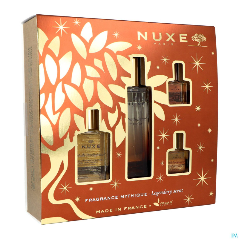 Nuxe coffret noel parfum prodigieux 4 prod.