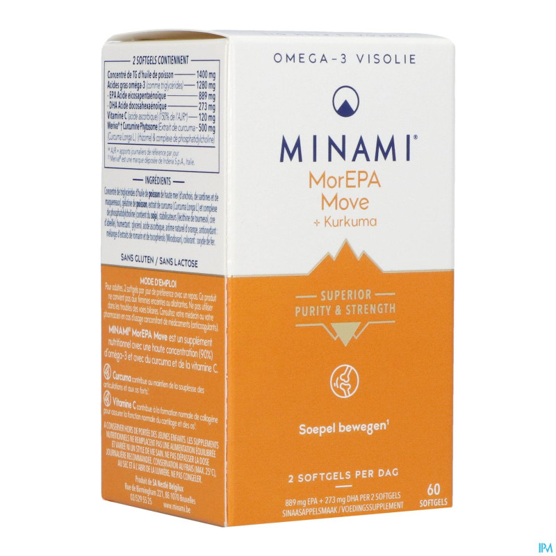Minami morepa move + curcuma    softgels 60 nf