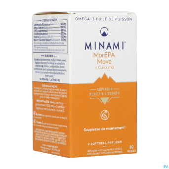 Minami morepa move + curcuma    softgels 60 nf