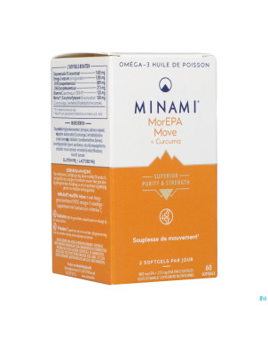 Minami morepa move + curcuma    softgels 60 nf