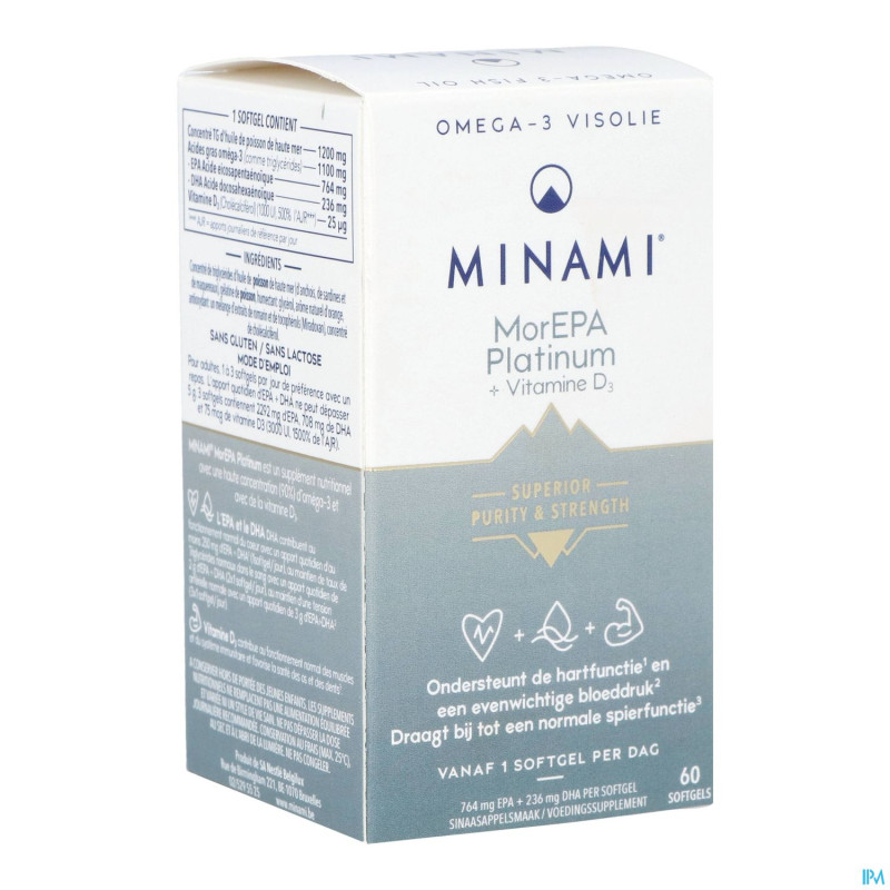 Minami morepa platinum + vit d3    caps 60