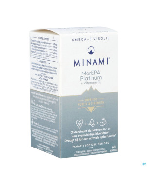 Minami morepa platinum + vit d3    caps 60