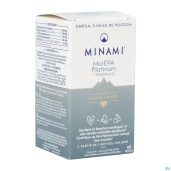 Minami morepa platinum + vit d3    caps 60