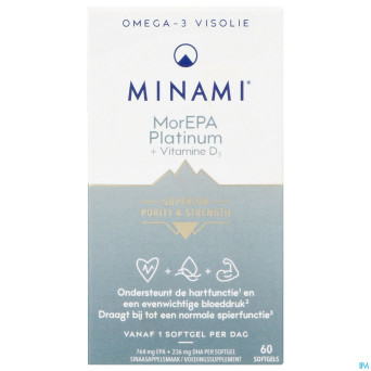 Minami morepa platinum + vit d3    caps 60