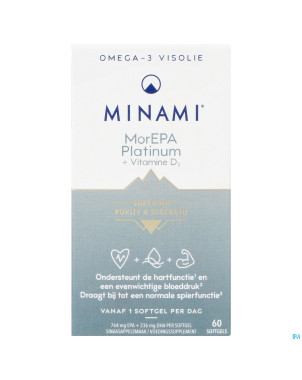 Minami morepa platinum + vit d3    caps 60