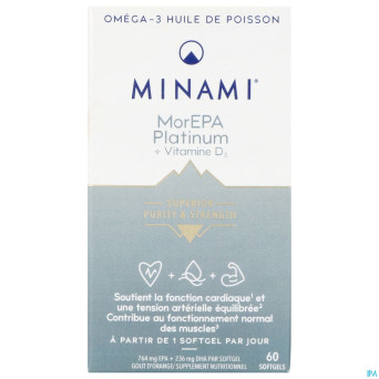 Minami morepa platinum + vit d3    caps 60