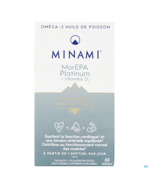 Minami morepa platinum + vit d3    caps 60