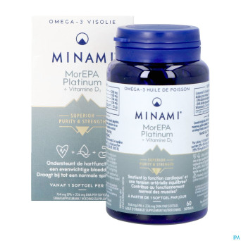 Minami morepa platinum + vit d3    caps 60