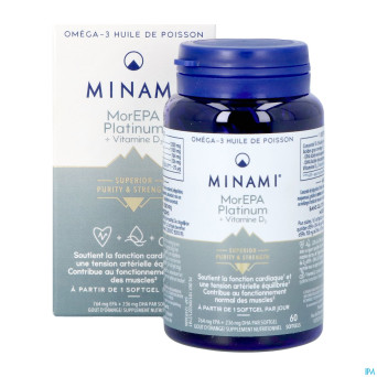 Minami morepa platinum + vit d3    caps 60