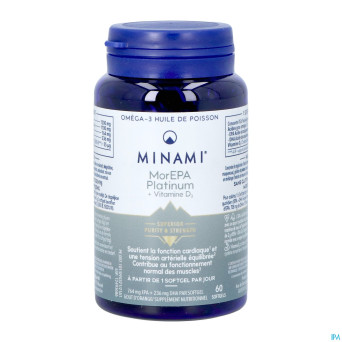 Minami morepa platinum + vit d3    caps 60