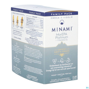 Minami morepa platinum + vit d3    caps 120