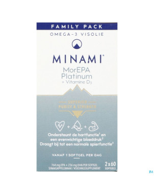 Minami morepa platinum + vit d3    caps 120