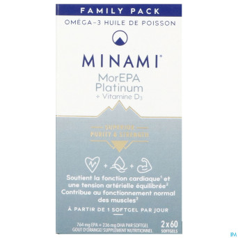 Minami morepa platinum + vit d3    caps 120
