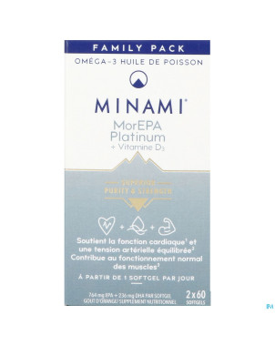 Minami morepa platinum + vit d3    caps 120
