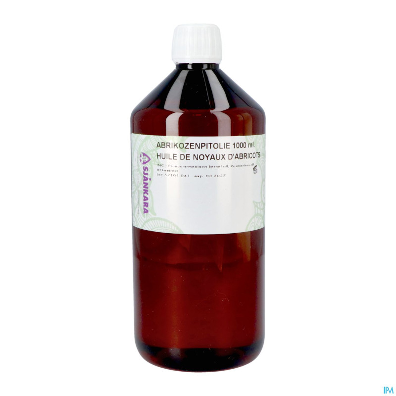 Sjankara noyaux abricot huile vegetale 1000ml