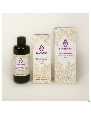 Sjankara amandes douces huile vegetale 100ml