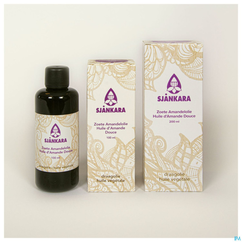 Sjankara amandes douces huile vegetale 200ml
