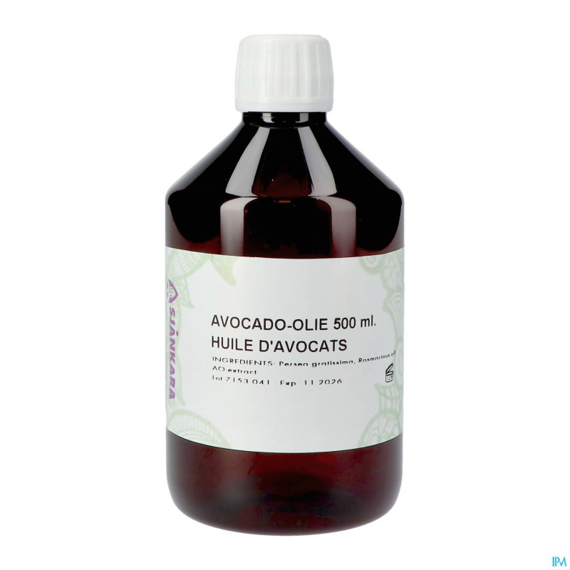 Sjankara avocat huile vegetale 500ml