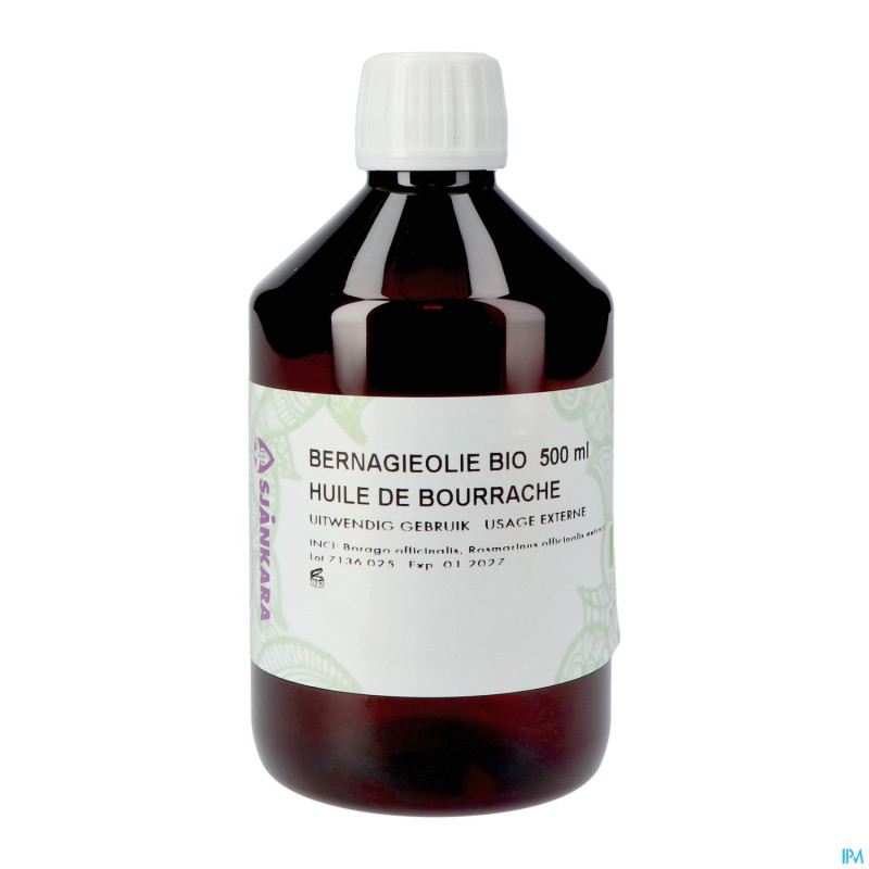 Sjankara bourache huile vegetale bio 500ml