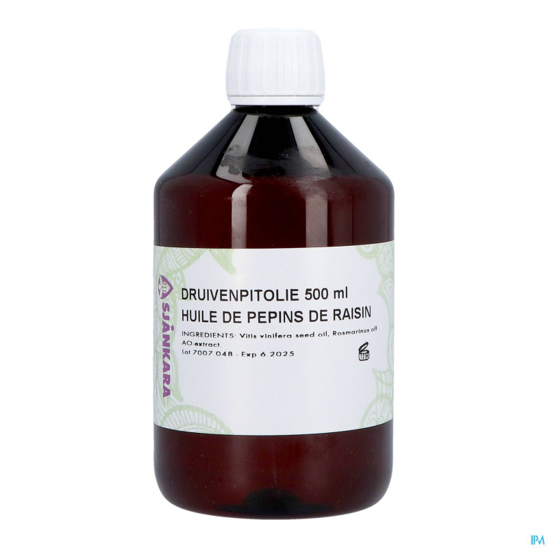 Sjankara pepins raisin huile vegetale 500ml