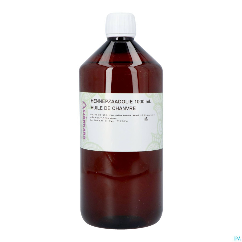 Sjankara chanvre huile vegetale 1000ml