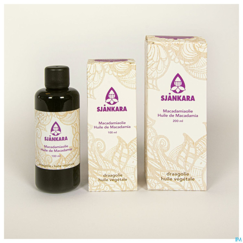 Sjankara macadamia huile vegetale 100ml