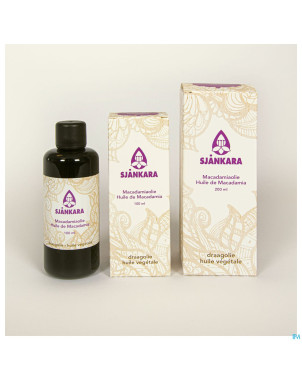 Sjankara macadamia huile vegetale 100ml