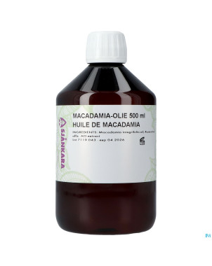 Sjankara macadamia huile vegetale 500ml