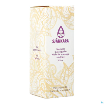 Sjankara huile massage neutrale 200ml