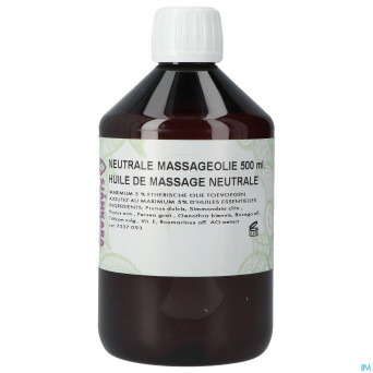 Sjankara huile massage neutrale 500ml