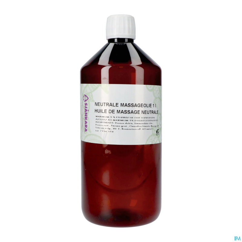 Sjankara huile massage neutrale 1000ml