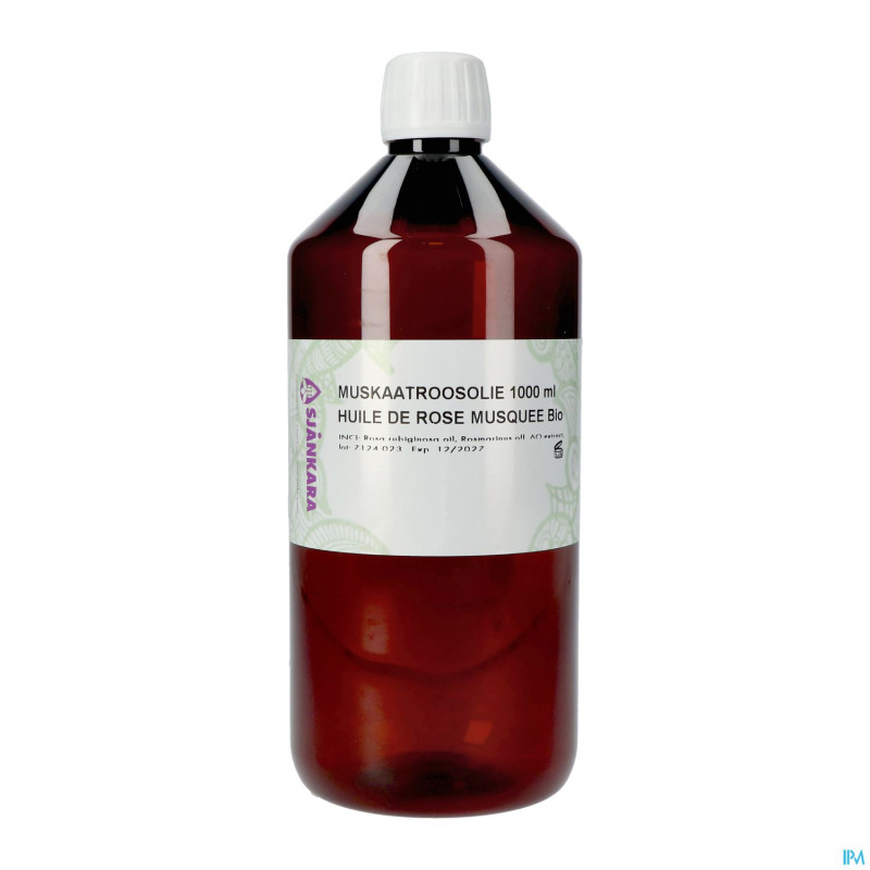 Sjankara rose musquee huile vegetale 1000ml