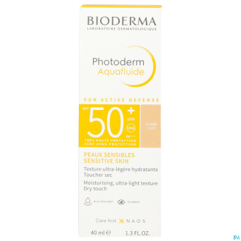 Bioderma photoderm aquafluide spf50+ clair    40ml