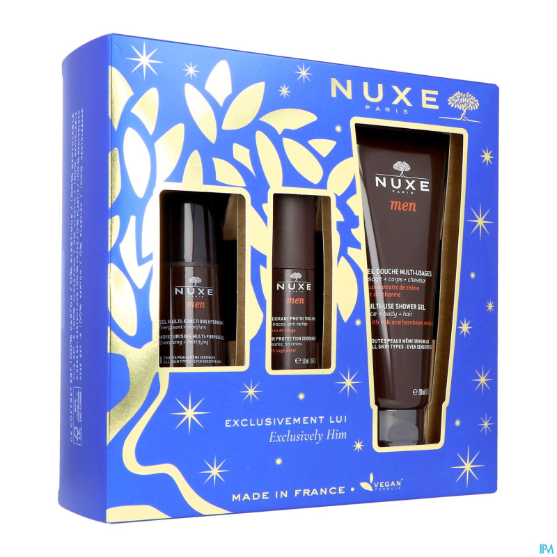 Nuxe men coffret noel hydratant 3 prod    nf