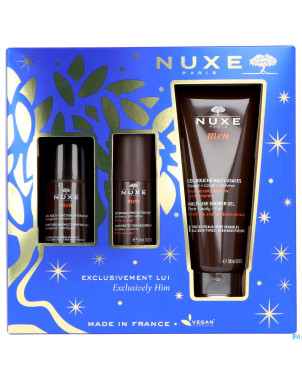 Nuxe men coffret noel hydratant 3 prod    nf