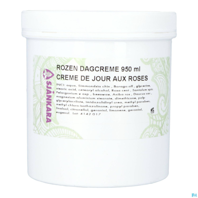 Sjankara creme jour roses 950ml