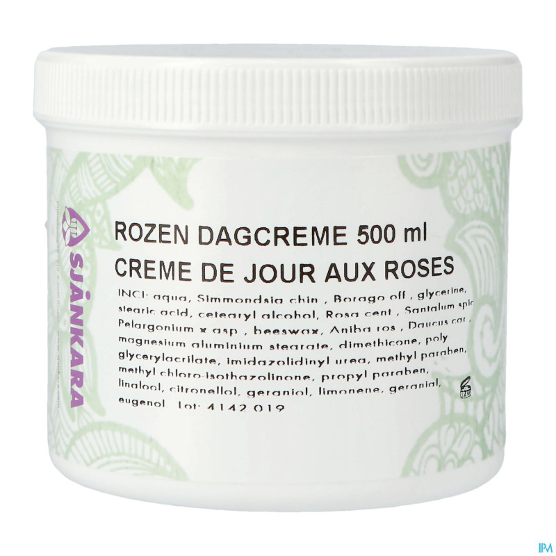 Sjankara creme jour roses 500ml