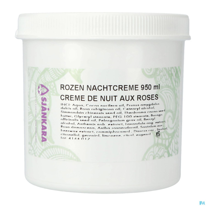 Sjankara creme nuit roses 950ml