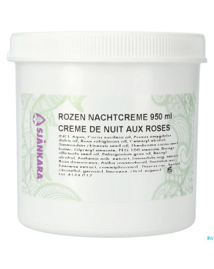 Sjankara creme nuit roses 950ml