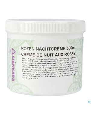 Sjankara creme nuit roses 500ml