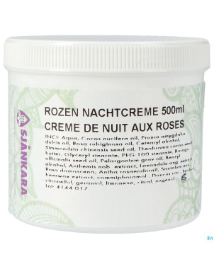 Sjankara creme nuit roses 500ml