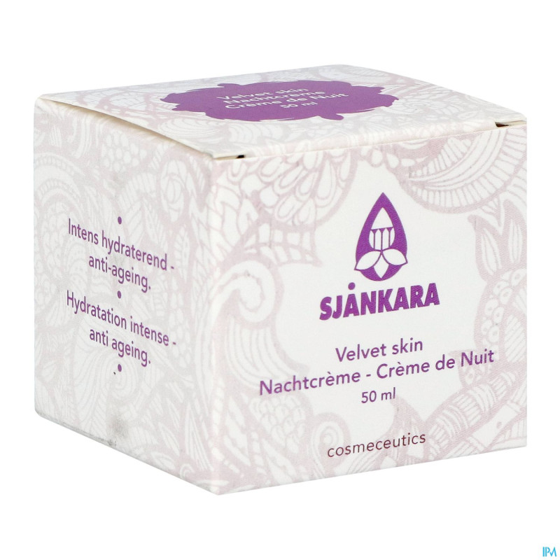 Sjankara verlvet skin creme nuit 50ml